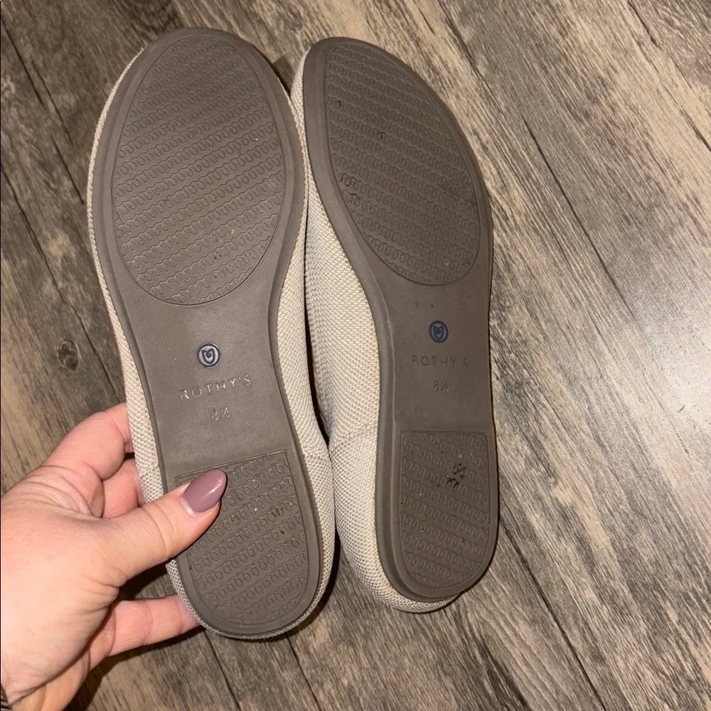 Rothy's Flax the flat round toe ballet flats size 8.5